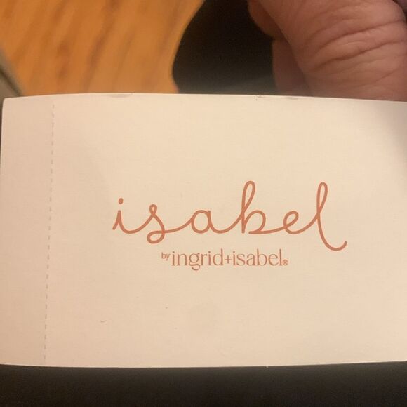 Isabel by Ingrid+isabel Size 12 black over belly skinny maternity jeans NWT - Picture 4 of 10